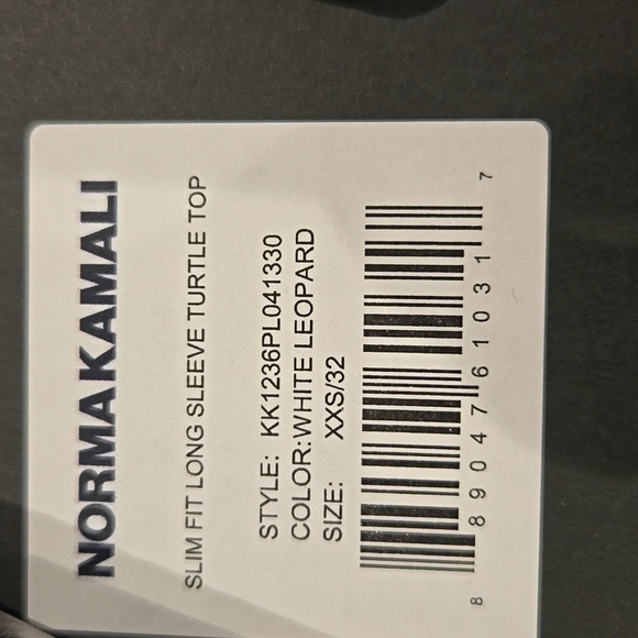 Nwt! Norma Kamali Turtle Top XXS - Picture 3 of 4